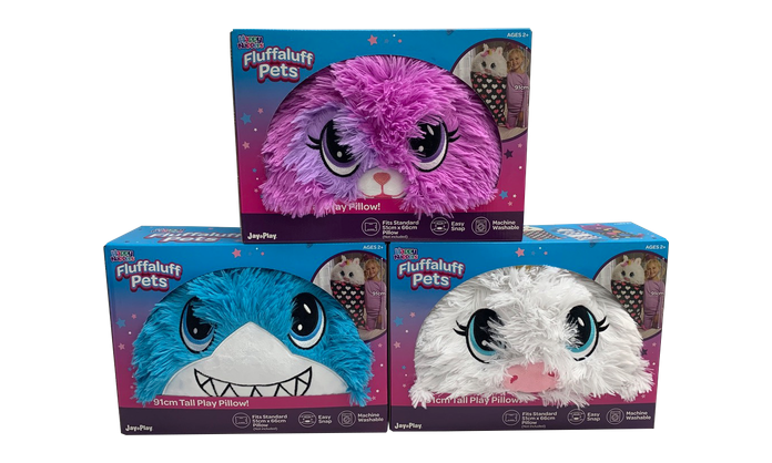 Headstart's Happy Nappers Fluffaluff Pets Turn Pillows into Dreamy